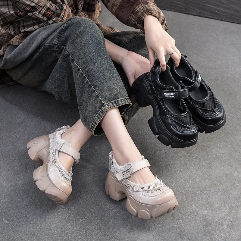Women Breathable Mesh Casual Chunky Platform Sandals online