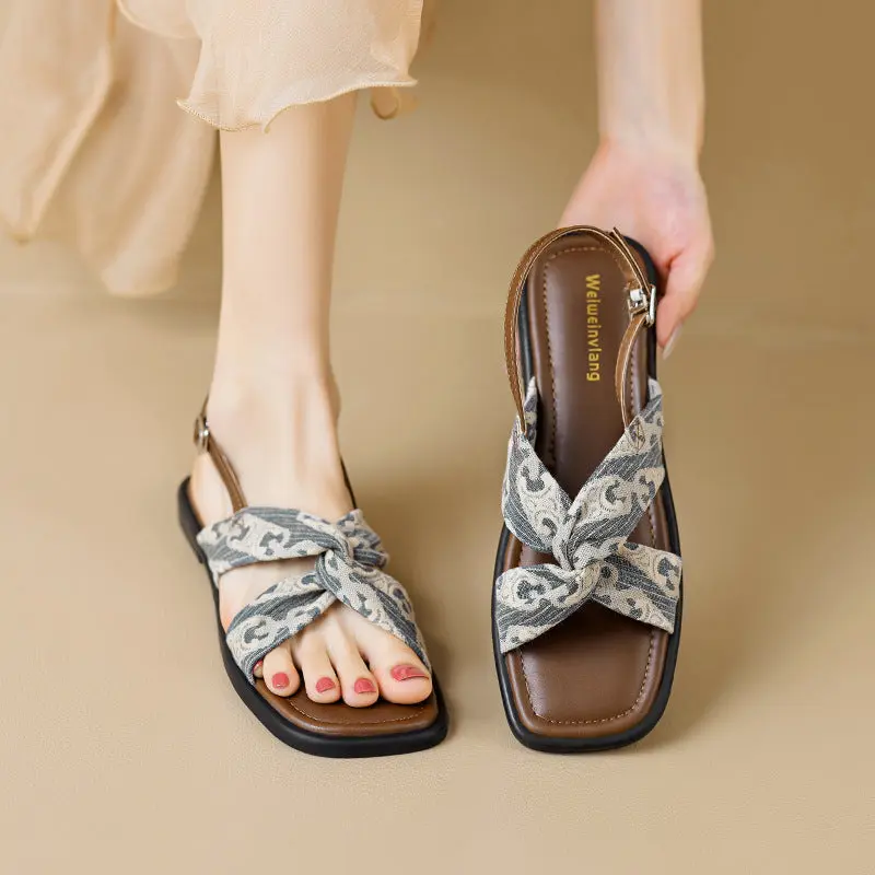 Women Summer Casual Comfort Flat Sandals online